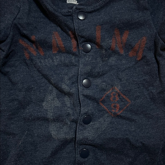 GAP Gray Baby Rompers - Picture 5 of 5